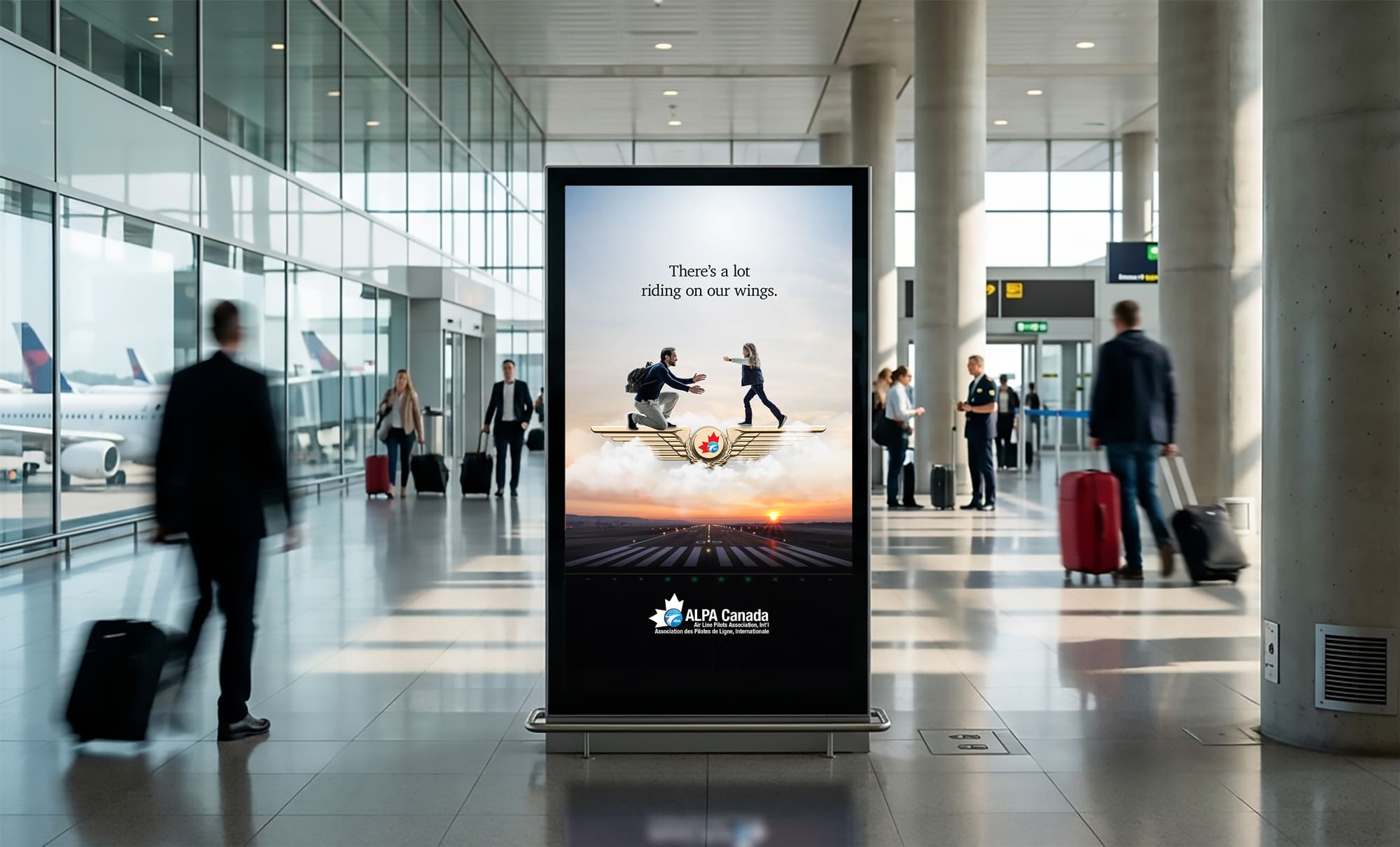 ALPA Canada kiosk display, Billy Bishop