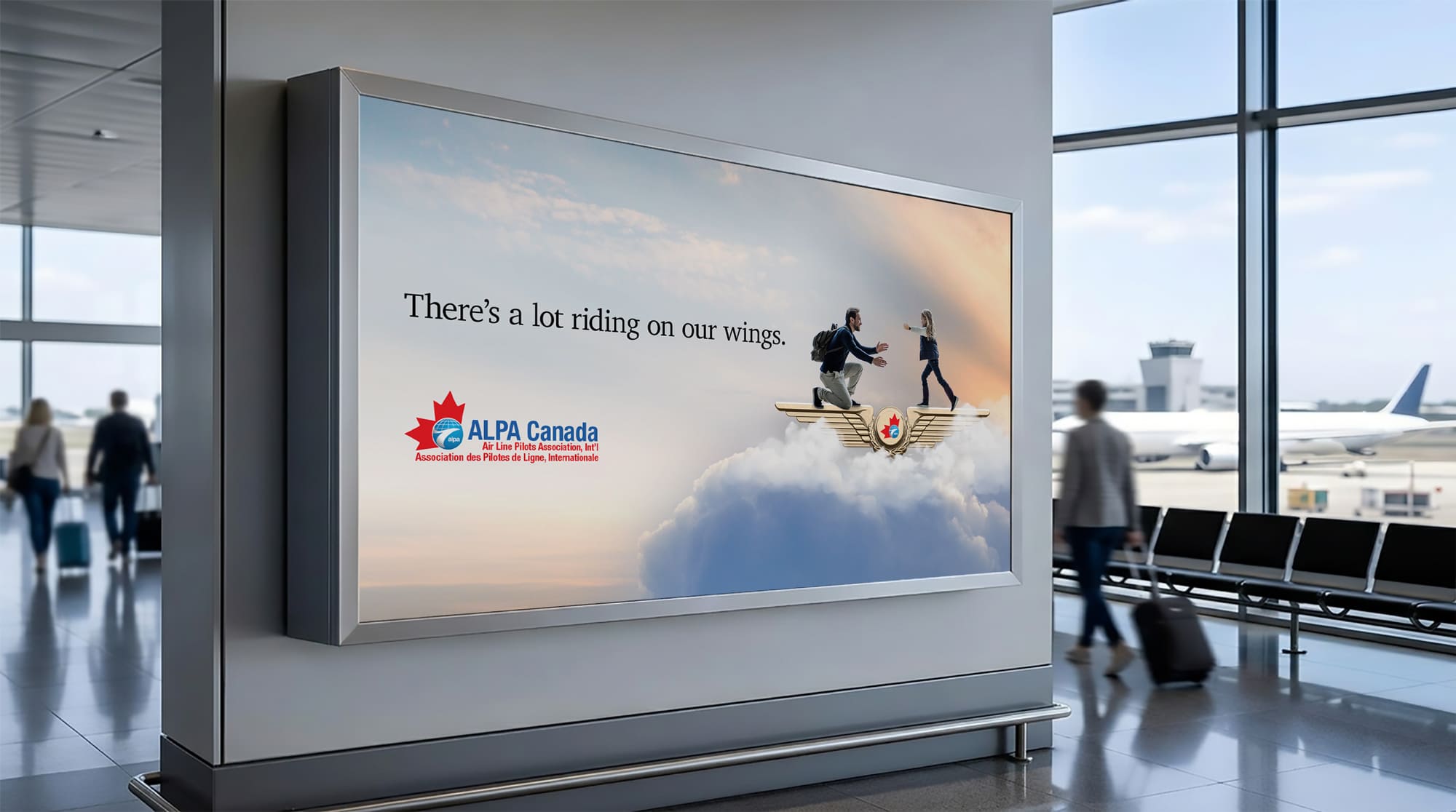 ALPA Canada kiosk display, Ottawa International