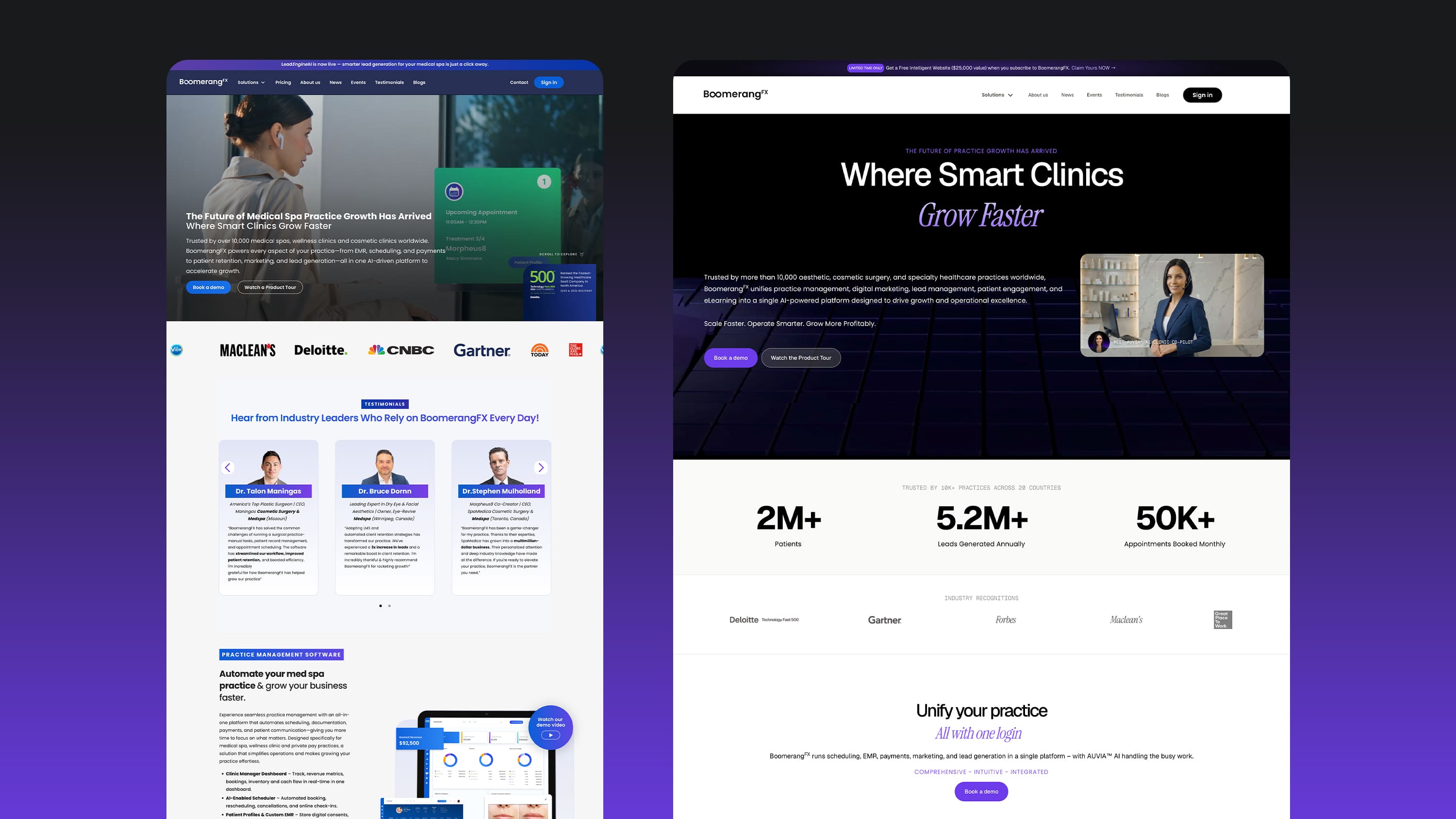 Previous website