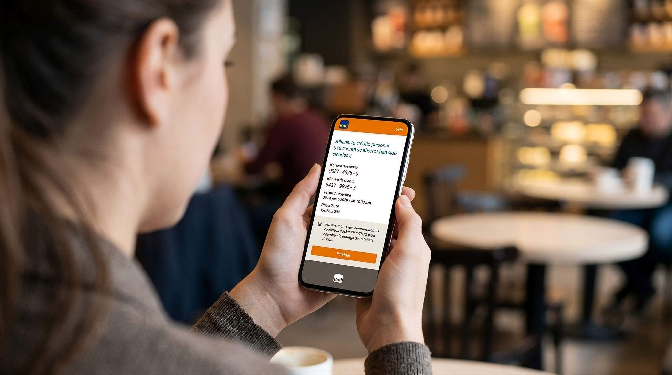 Personal Loans, mockup detail