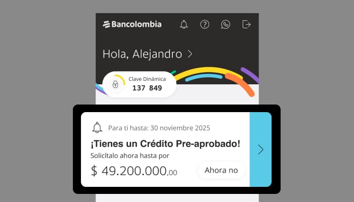 Check your pre-approval component on the dashboard